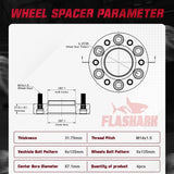 For 2015-2022 Ford F150 / Lincoln Navigator 1.25/1.5/2 Inches 6x135mm Wheel Spacers 4PCS Flashark