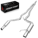 Catback Exhaust System For 2015-2023 Ford Mustang 2.3L EcoBoost W/ N1 Muffler Tip Flashark