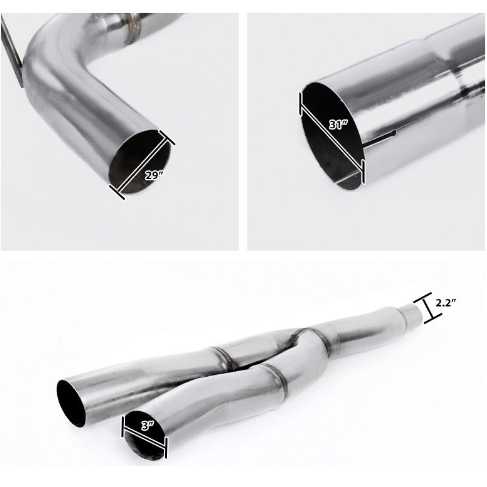 Catback Exhaust System For 2015-2023 Ford Mustang 2.3L EcoBoost W/ N1 Muffler Tip