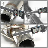 Catback Exhaust System For 2015-2023 Ford Mustang 2.3L EcoBoost W/ N1 Muffler Tip Flashark