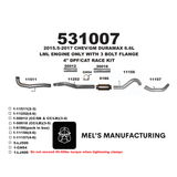 2015.5-2016 Duramax LML 5" Downpipe Back Exhaust w/ Muffler (531007)