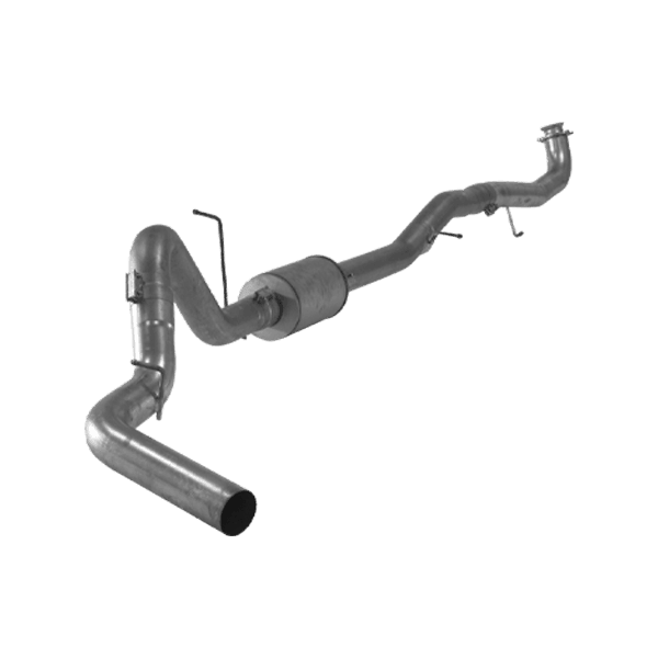 2017-2019 Duramax L5P 4" Downpipe Back Exhaust w/ Muffler (431021)