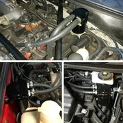 For 2017-2024 Honda Civic Type R Baffled Oil Catch Can PCV Side Flashark