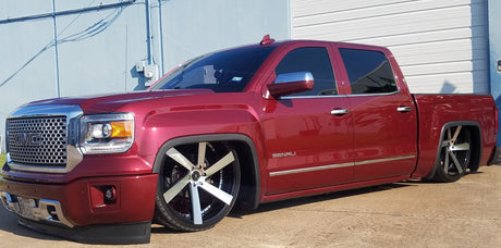 2014-2018 Silverado Sierra Rear Air Bag 3 Link Wishbone Suspension Kit For Regular & Wide Wheels