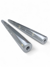 2017+ Can Am X3 Maverick Billet Tie Rods Anodized Clear (RS 72" Model Only) www.elektricoffroad.com
