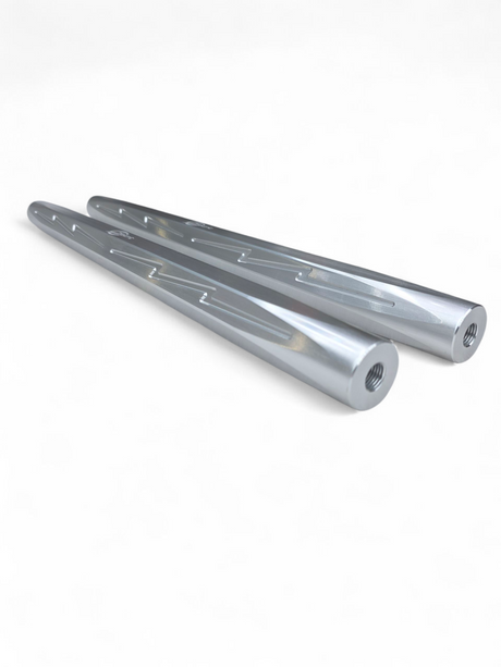 2017+ Can Am X3 Maverick Billet Tie Rods Anodized Clear (RS 72" Model Only) www.elektricoffroad.com