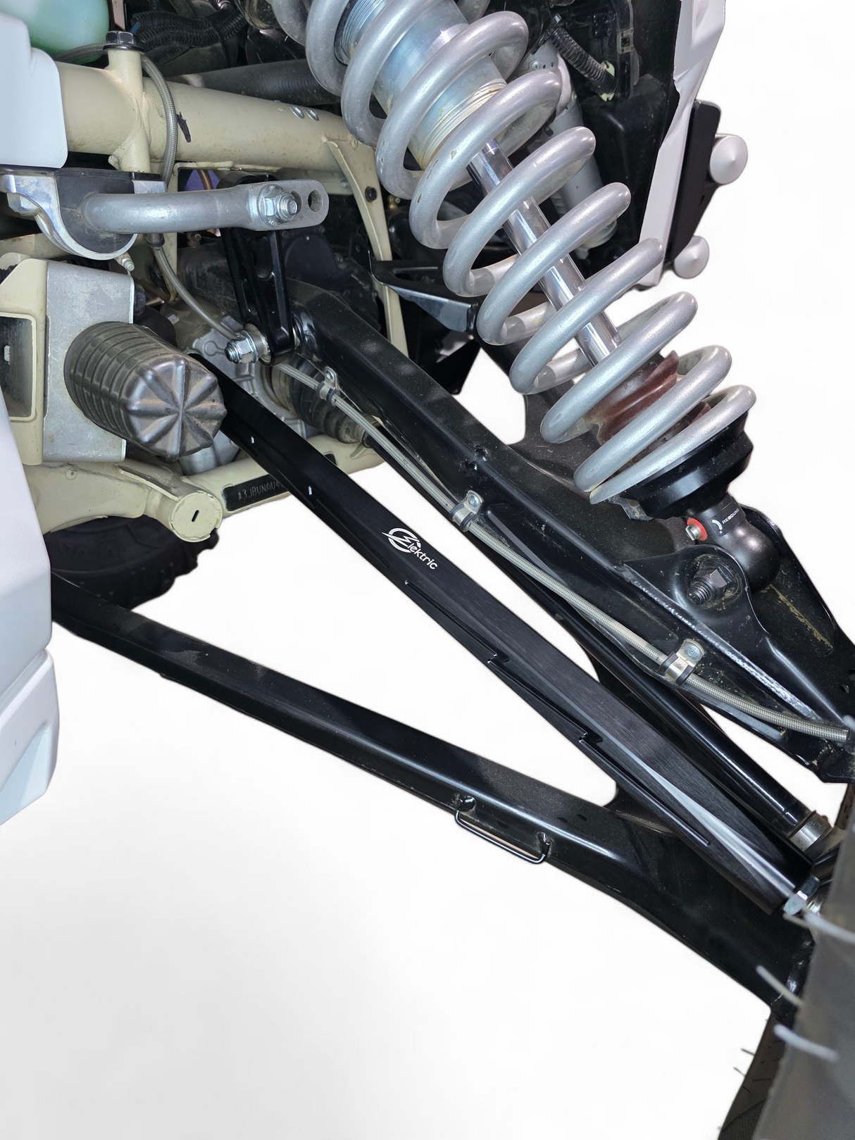 2017+ Can Am X3 Maverick Billet Tie Rods Anodized Black (RS 72" Model Only) www.elektricoffroad.com