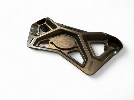 EOD 2017 to Current Can Am X3 Maverick Upper Shock Mount Brace with adjustable light mount bracket with Gun Metal finish www.elektricoffroad.com