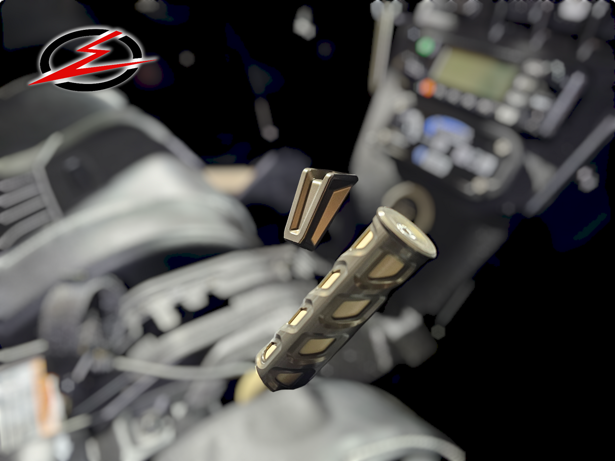 2017 to Current Can-Am X3 Maverick EOD Shift Knob Anodized Gun Metal Finish www.elektricoffroad.com