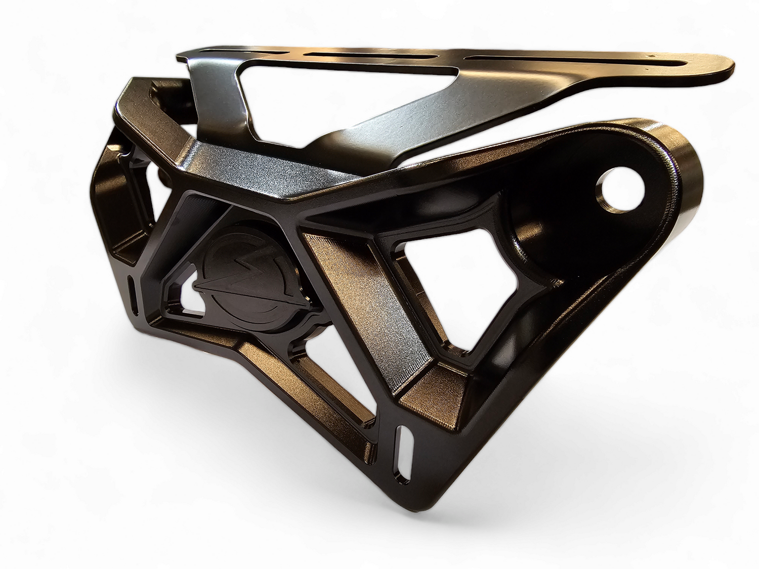 EOD 2017 to Current Can Am X3 Maverick Upper Shock Mount Brace with adjustable light mount bracket with Black finish www.elektricoffroad.com