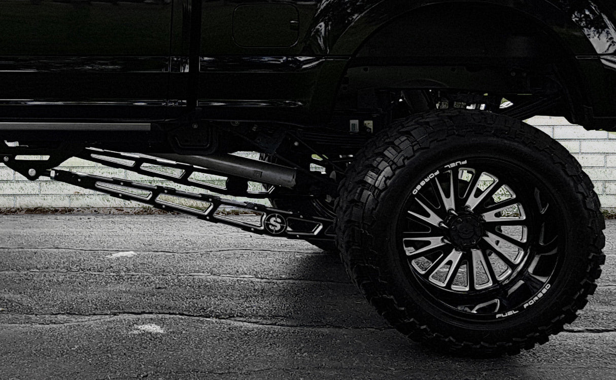 0 to 12" Long Bed Ladder Traction Bars 2023 to 2026 F450 Stryker Off Road Design
