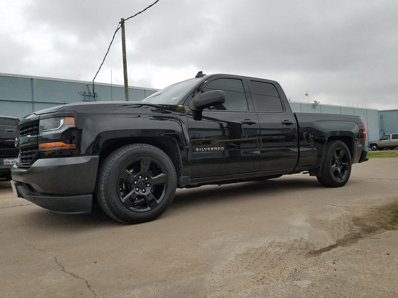 2014-2018 Silverado Stamped Steel/ Aluminum Arms Adjustable Drop Kit 3/5, 4/6, 4/7 2wd & 4x4