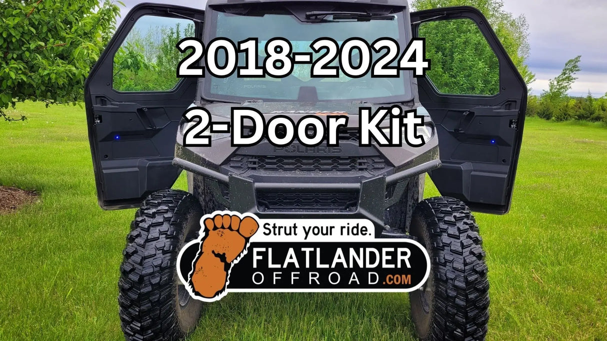 2-Door Strut Kit for 2018-2024 Polaris Ranger 1000, XP1000 and Kinetic - 2019-Current 4-door (front only) Flatlander Offroad