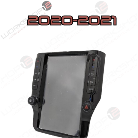Dodge RAM 2014-2023 Workshop 12 Tesla-Style Screen