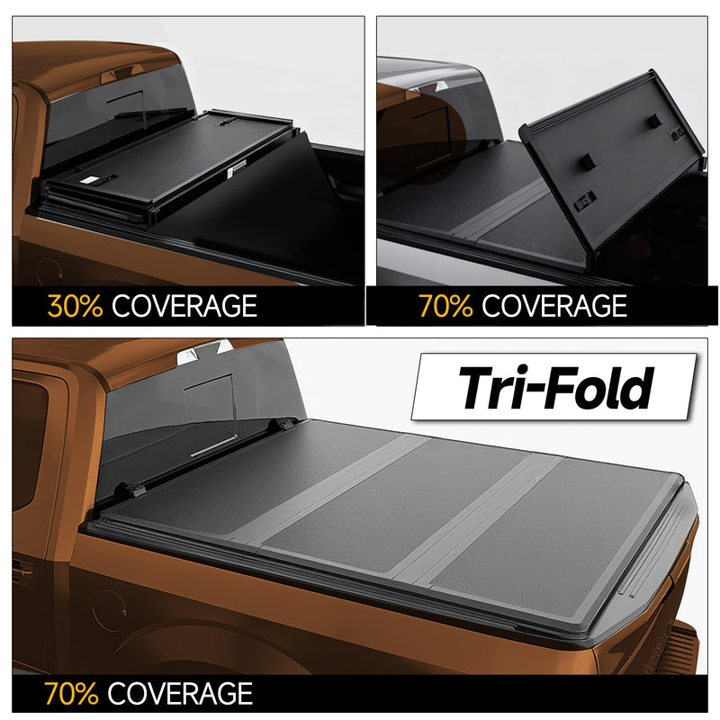 Trucktok 2020-2025 Chevy Silverado Sierra 6.9FT 3-Fold Hard Bed Tonneau Cover
