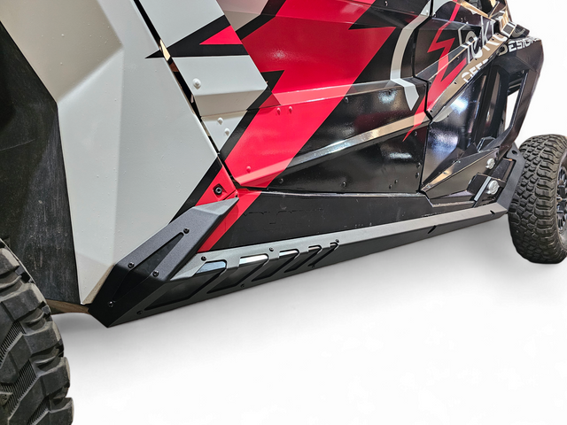 2020-2026 Polaris RZR Pro XP/ Pro R/ Turbo R (4 Seat) Volt Series Rock Guards www.elektricoffroad.com
