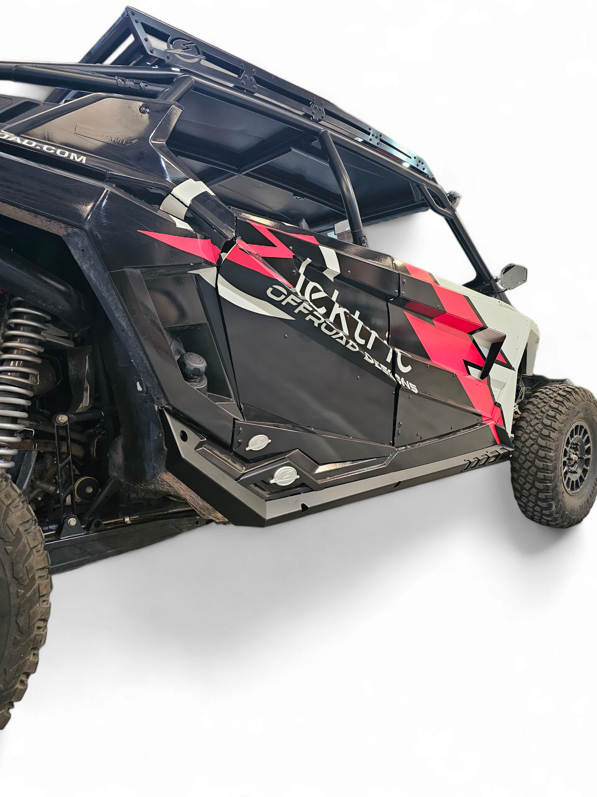 2020-2026 Polaris RZR Pro XP/ Pro R/ Turbo R (4 Seat) Volt Series Rock Guards www.elektricoffroad.com