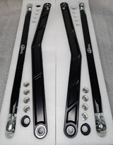 2020 to Current Polaris RZR Pro XP Radius Rods in Black Finish www.elektricoffroad.com