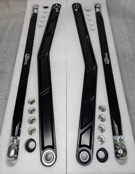 2020 to Current Polaris RZR Pro XP Radius Rods in Black Finish www.elektricoffroad.com