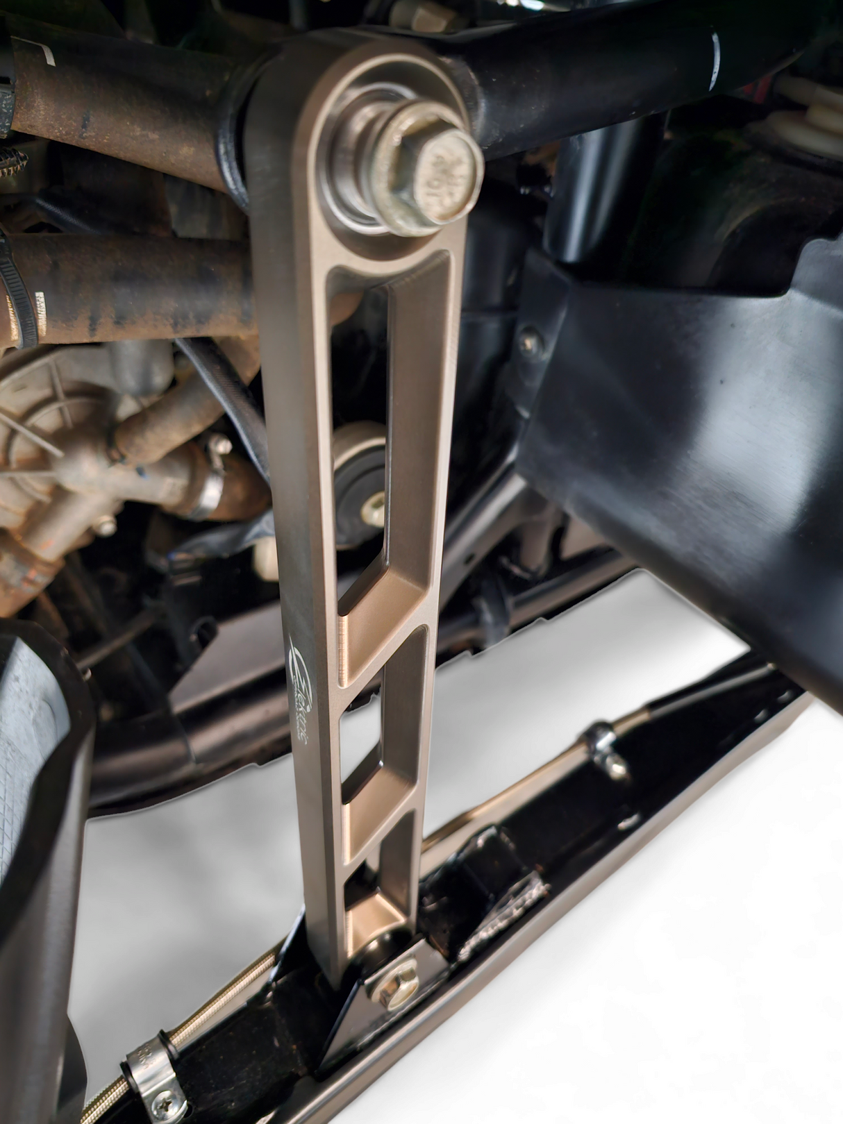 2020 to Current Polaris RZR Pro XP Rear Sway bar Link in Gun Metal Finish www.elektricoffroad.com