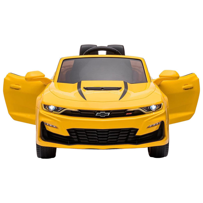 2021/2022 Chevy Camaro Racing 2SS Battery Powered Ride On Car Toy in Yellow Color