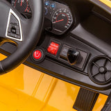 2021/2022 Chevy Camaro Racing 2SS Battery Powered Ride On Car Toy in Yellow Color