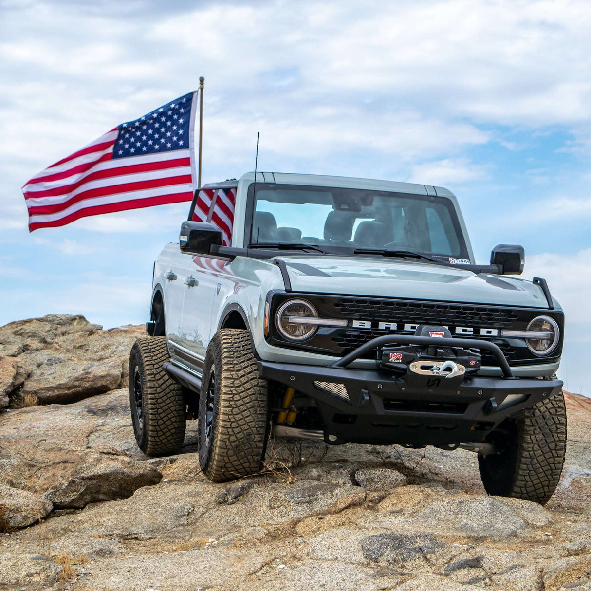 2021-2026 Ford Bronco HD Tailgate Flag Mount Turn Offroad