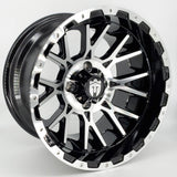 Empire Savage SV4 14x8 | -25 Offset Gloss Black w/ Machined Face
