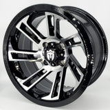 Empire Hook HK3 14x7 | -25 Offset Gloss Black w/ Machined Face