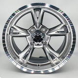 Empire Rodder 14x7 | -25 Offset Hyper Black w/ Machined Face