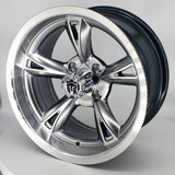 Empire Rodder 14x7 | -25 Offset Hyper Black w/ Machined Face