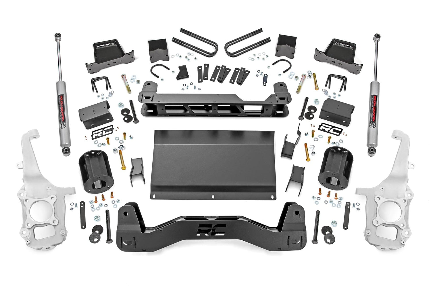 Rough Country 6 Inch Lift Kit Ford F-150 4WD 2021-2026 587-config
