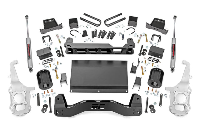 Rough Country 6 Inch Lift Kit Ford F-150 4WD 2021-2026 587-config