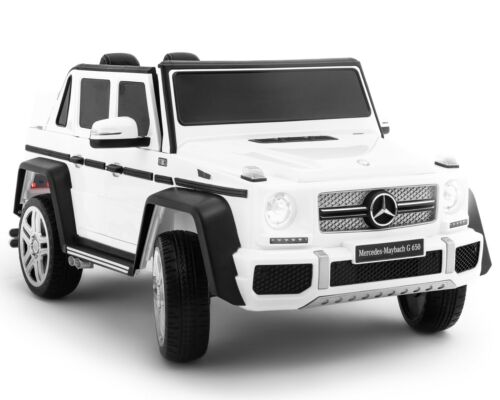 2022 Mercedes G Wagon Kids Ride-On Car with Remote Control and Leather Seat - 12V Battery Powered