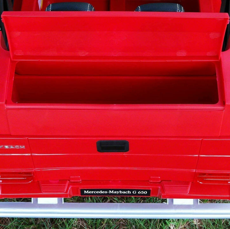 2022 Mercedes G Wagon Kids Ride-On Car with Remote Control and Leather Seat - 12V Battery Powered