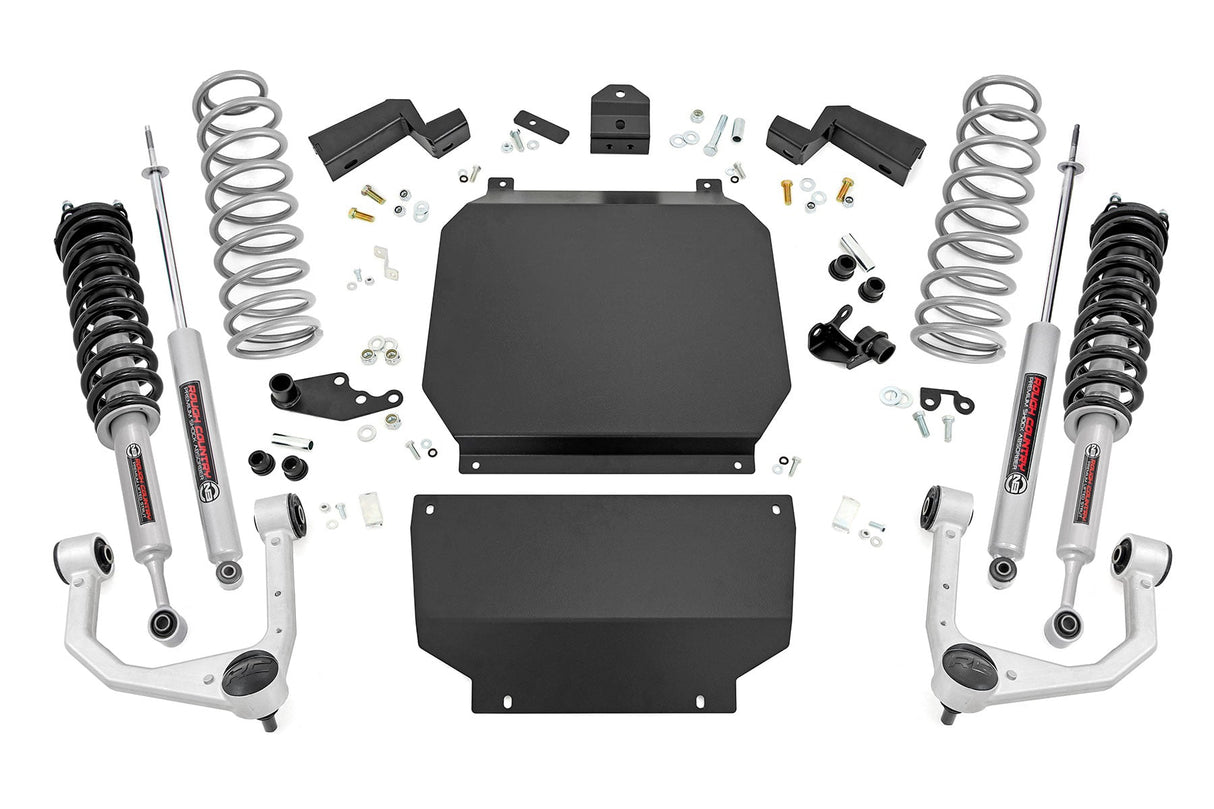 Rough Country 3.5 Inch Lift Kit Toyota Tundra 4WD 2022-2026 70331-config