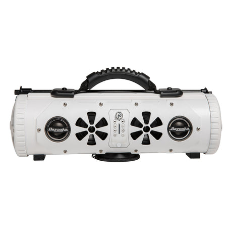 Bazooka G3 Party Bar MINI Portable Bluetooth Speaker | 70 Hours Battery Life | IP66 Waterproof | 450-watt MAX power | RGB-LED Lights | with one-click “Party Button” music-sharing technology | 6 Marine Grade Speakers Bazooka