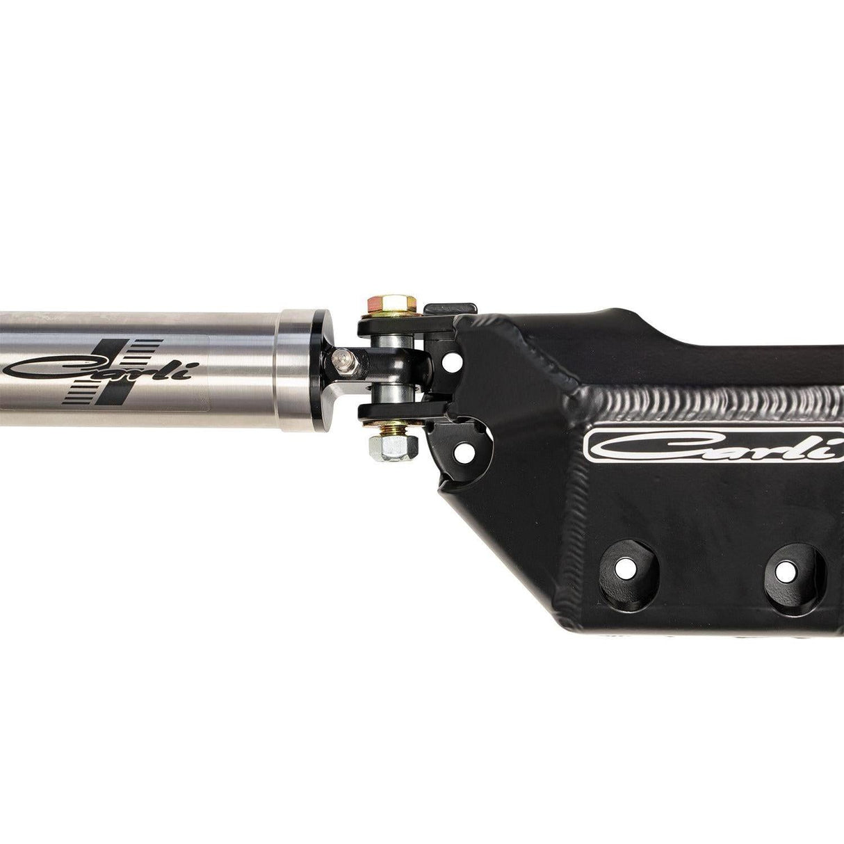 2023-2024 Powerstroke Low Mount Steering Stabilizer Kit w/ Differential Guard (CS-FLMSS-23)