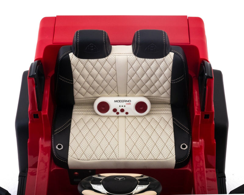 2023 Mercedes G Wagon Kids Ride-On Car with Remote Control - 12V Battery and Leather Seat