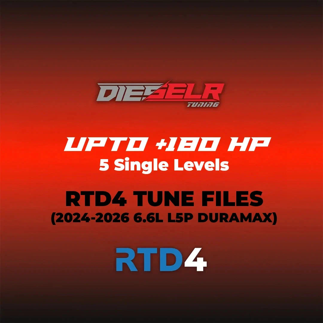 DIESELR RTD4 Tune Files (2024-2026 Duramax L5P 6.6L) - Global B