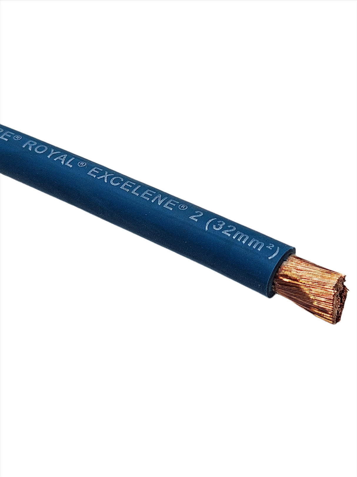 2 AWG EXCELENE WELDING BATTERY CABLE BLUE 600V MADE IN USA EPDM (BUY PER FOOT) SouthWire / Excelene