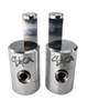 Sky High Car Audio 1/0 to 4 Gauge Amp Input Reducers (Pair)