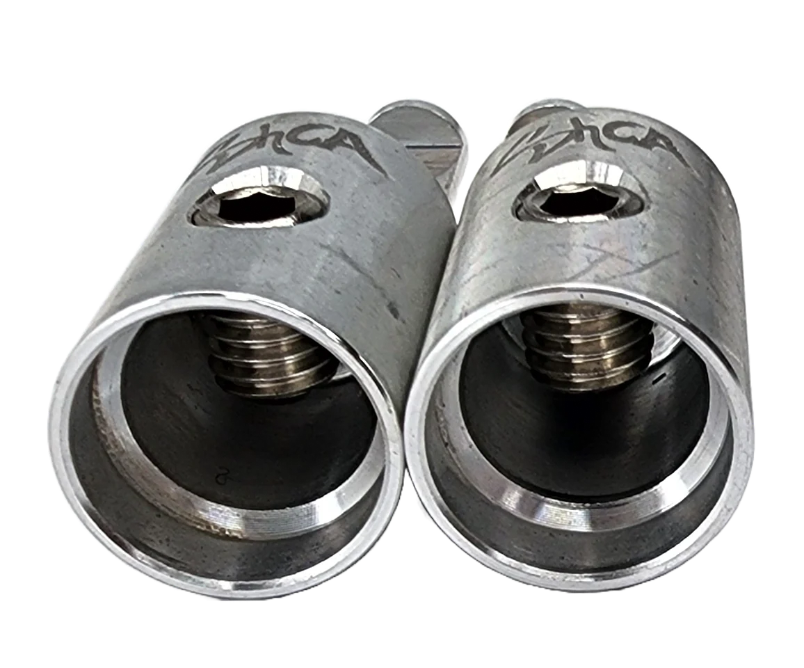 Sky High Car Audio 1/0 to 4 Gauge Amp Input Reducers (Pair)