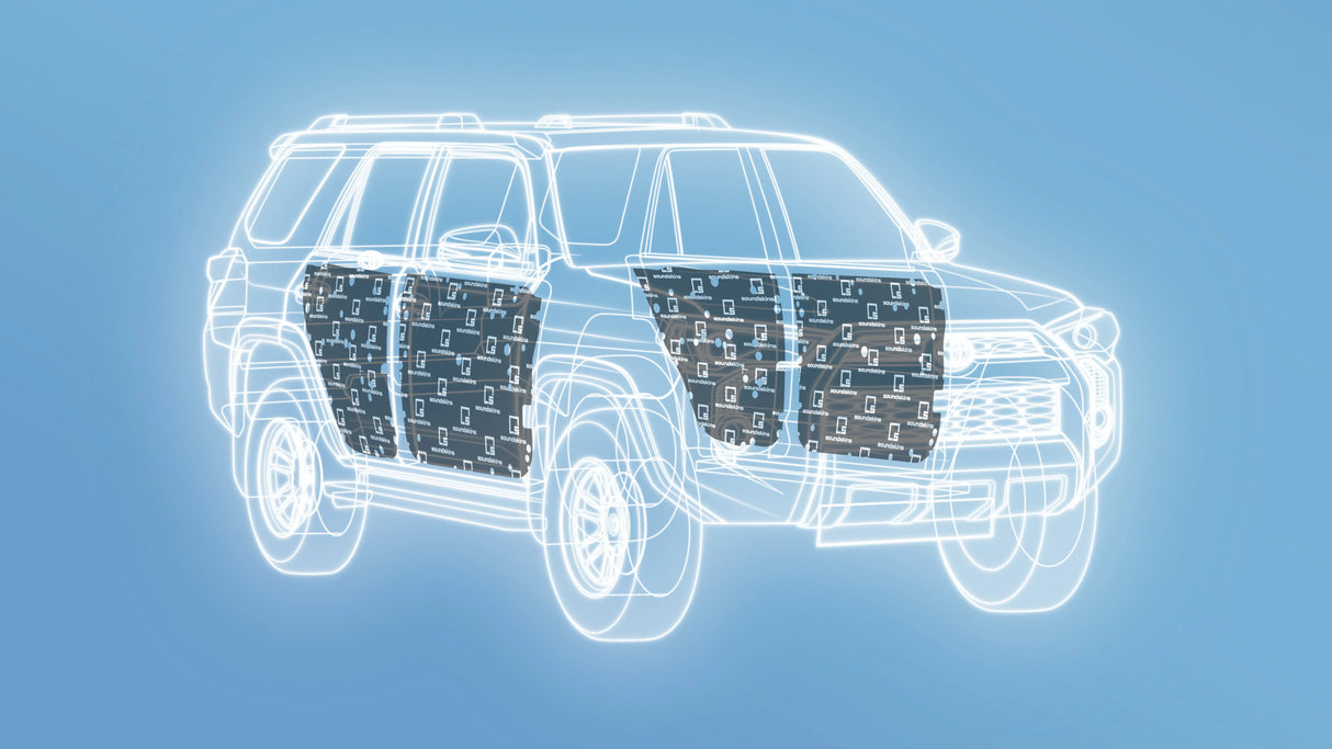 SoundSkins | 2025+ Toyota 4Runner 4-Door Sound Deadening Vehicle Specific Kit | SSK-4RNRV2 | 3 Layers (Acoustic Foam, Foil, Rubber Butyl), 23 sq ft SoundSkins Global