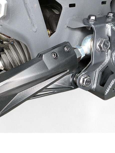 2024+ Can Am Maverick R High Clearance Adjustable Radius Rods (Anodized Black) www.elektricoffroad.com