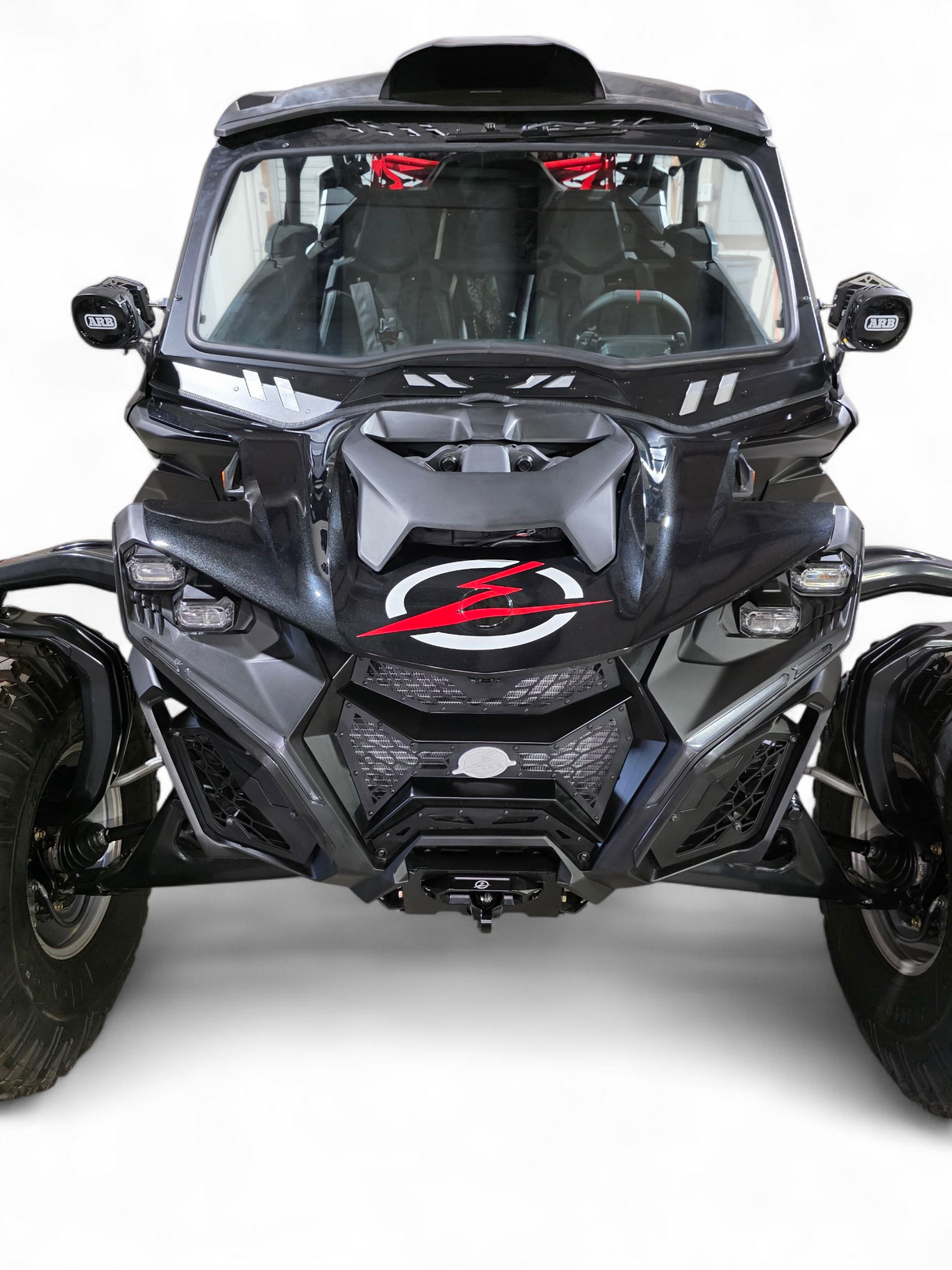 2024+ Can Am Maverick R Volt 3-piece Grille www.elektricoffroad.com