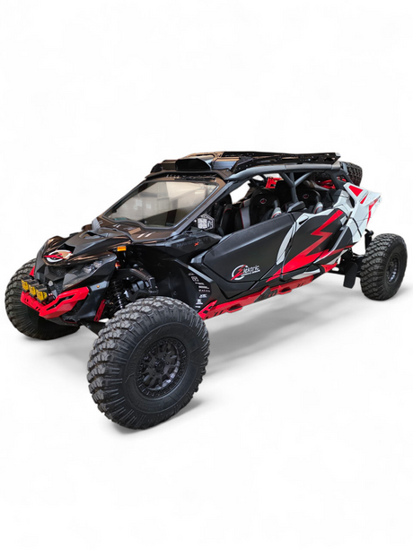 2024+ Can Am Maverick R Max Roof Rack (Works with Can-am Hood Scoop) www.elektricoffroad.com