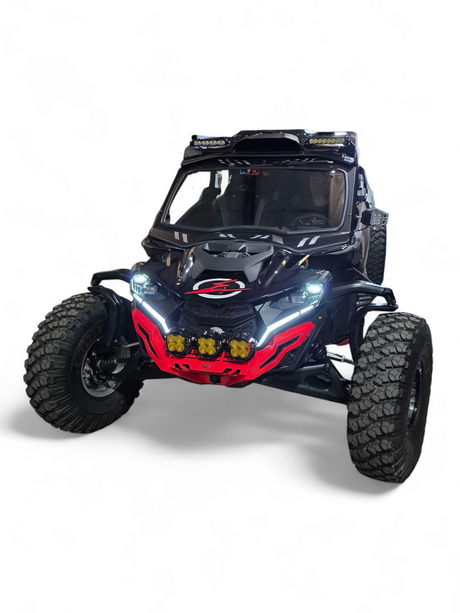 2024+ Can Am Maverick R Max Roof Rack (Works with Can-am Hood Scoop) www.elektricoffroad.com
