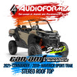 2021+ Can-Am Commander / 2019+ Maverick Sport / 2018+ Maverick Trail Stereo Tops (2-Seat) Can-Am