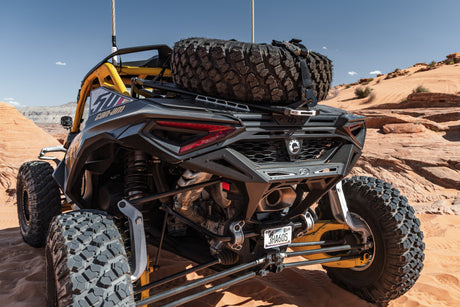 2024 to Current Can-am Maverick R Volt Tire Rack for Volt Baja Box www.elektricoffroad.com